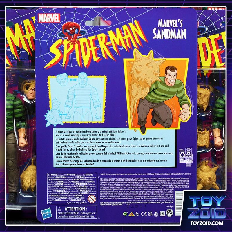 Marvel Legends Sandman SpiderMan Retro Collection, Hobbies & Toys, Toys & Games on Carousell