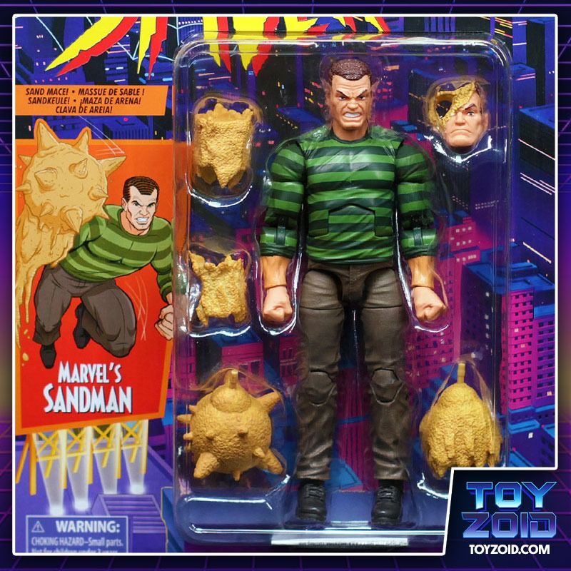 Marvel Legends Sandman SpiderMan Retro Collection, Hobbies & Toys, Toys & Games on Carousell