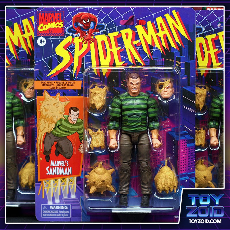 Marvel Legends Sandman SpiderMan Retro Collection, Hobbies & Toys, Toys & Games on Carousell