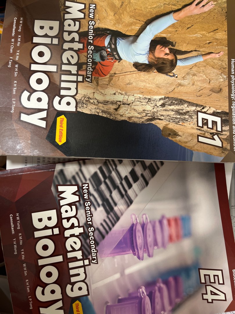 Mastering biology e1 and e4, 興趣及遊戲, 書本 & 文具, 教科書 - Carousell
