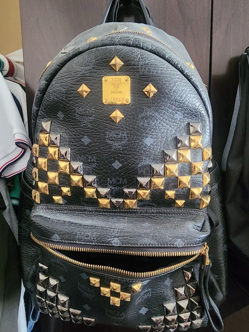 Mcm m stud backpack cheap