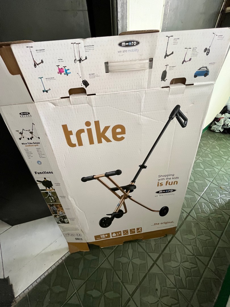 Micro trike gold, Bayi Anak, Kereta, Kursi Goyang Gendongan