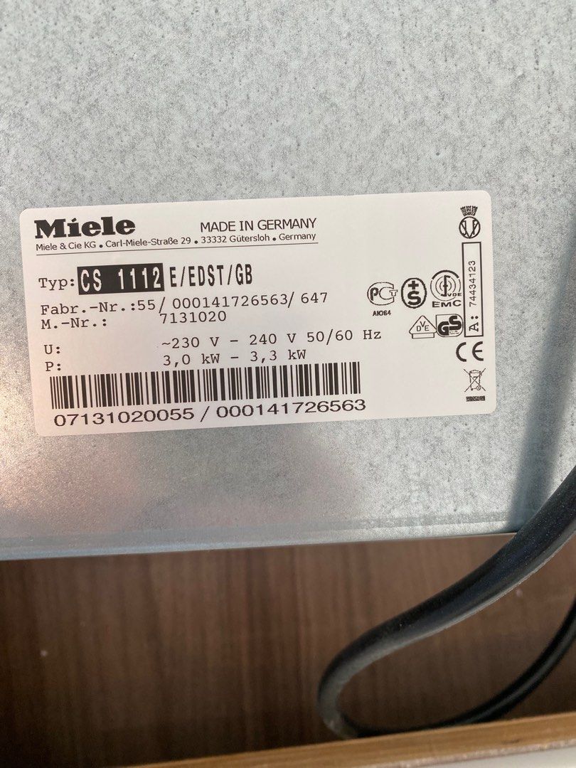 Miele Induction CS1112, TV & Home Appliances, Kitchen Appliances, Hobs