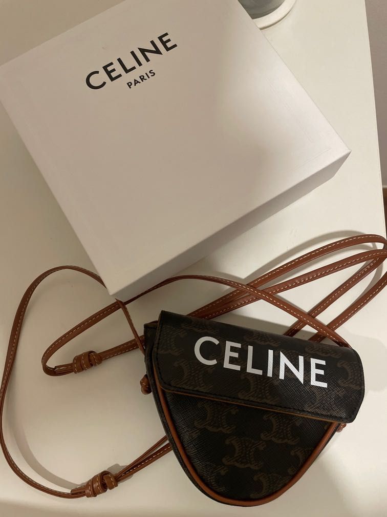Celine triangle shoulder bag discount