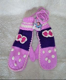 Missy's Pink Knitted Gloves