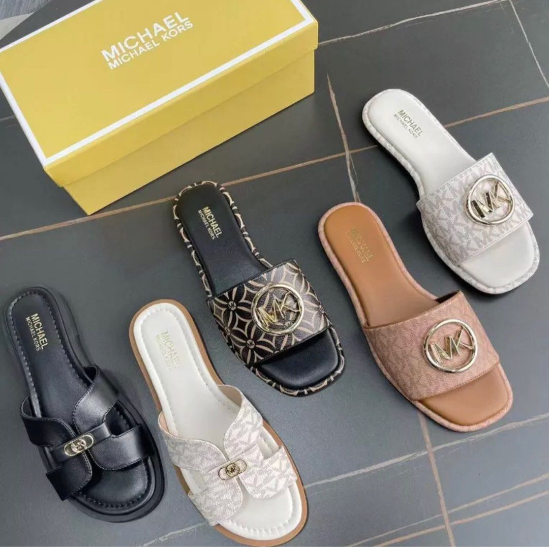 Mk slip deals on sandals