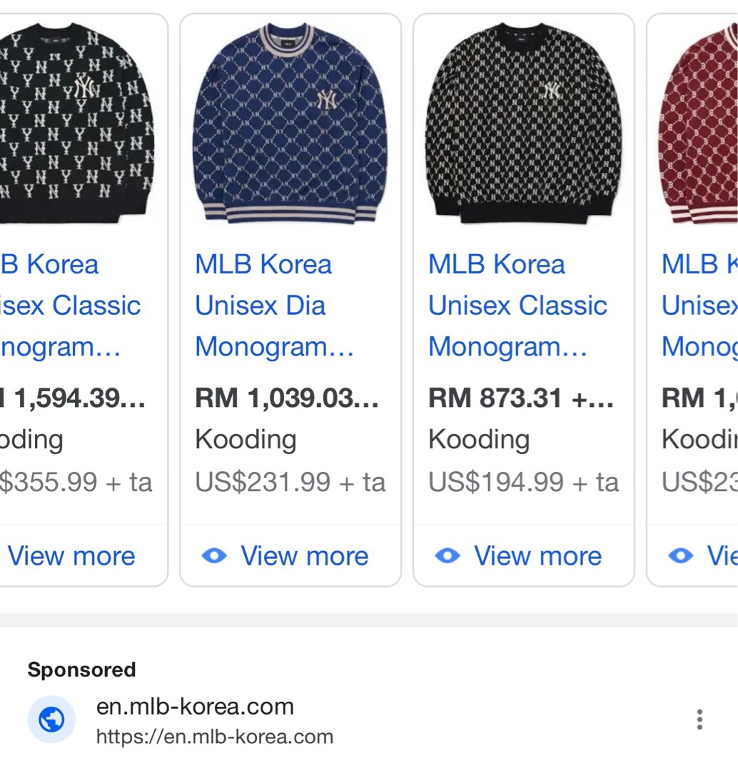 MLB KOREA CLASSIC MONOGRAM, Men's Fashion, Tops & Sets, Tshirts & Polo  Shirts on Carousell