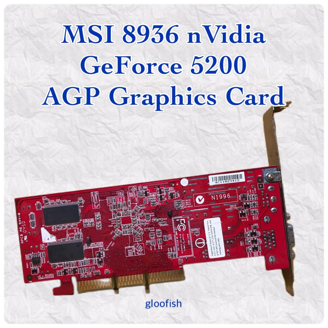 Agp vga card top