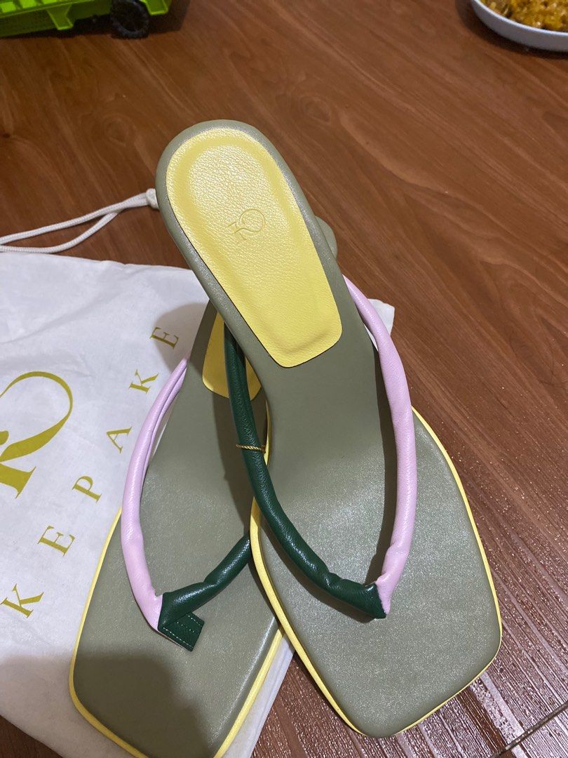 Multi colour sandals sendal heels by kepake official keanu
