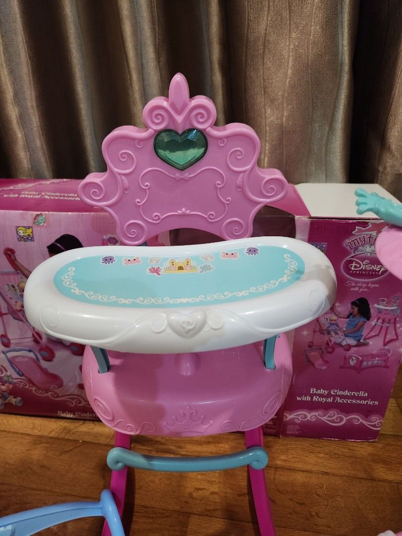 MY FIRST DISNEY BABY CINDERELLA w ROYAL ACCESSORIES Hobbies