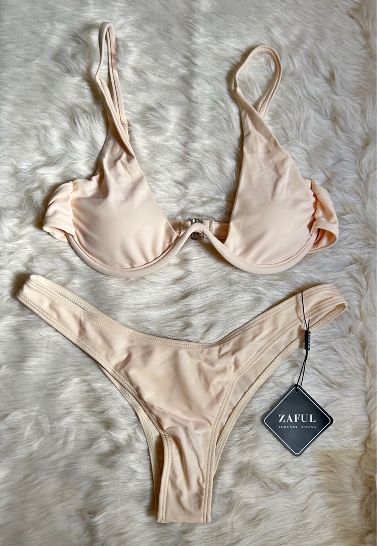 Neutral Bikini, Women's Fashion, Swimwear, Bikinis & Swimsuits on Carousell