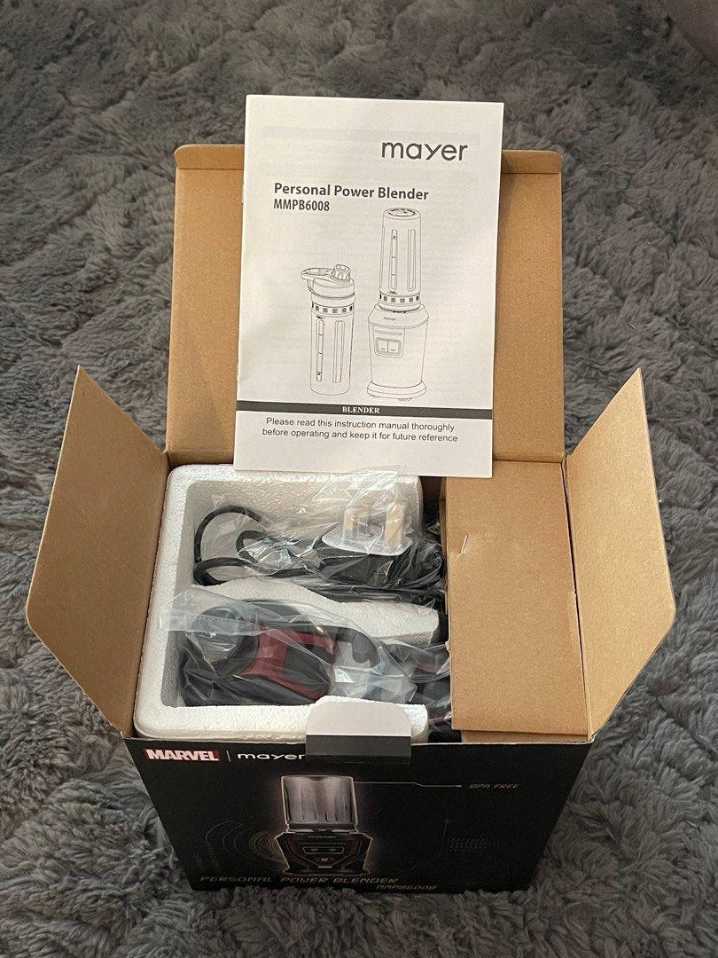 New in Box! Marvel Iron Man Mayer Personal Power Blender, TV & Home