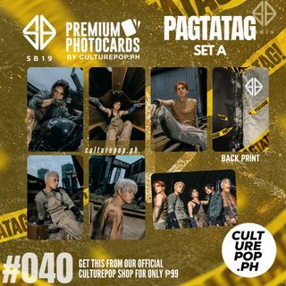 NEW! SB19 PAGTATAG Premium Photocards