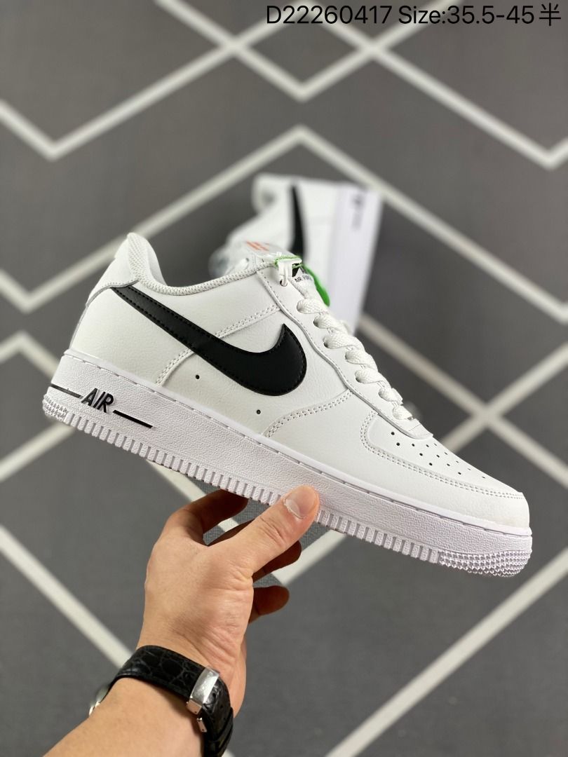 Nike Air Force 1 Low 07 Black and White Women s Fashion Footwear