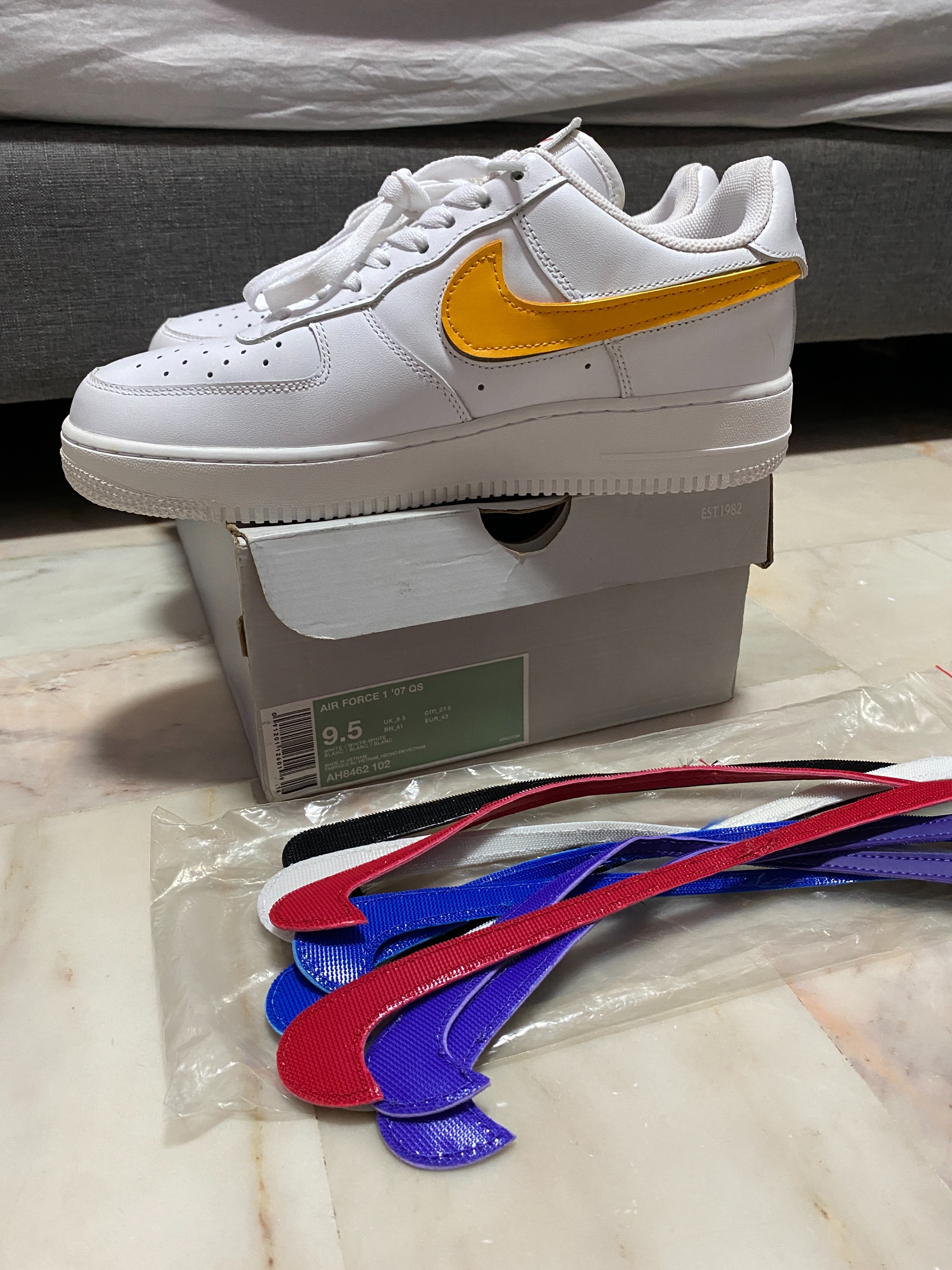 Nike Air Force 1 Low Swoosh Pack All-Star (2018) (White) Men's - AH8462-102  - US