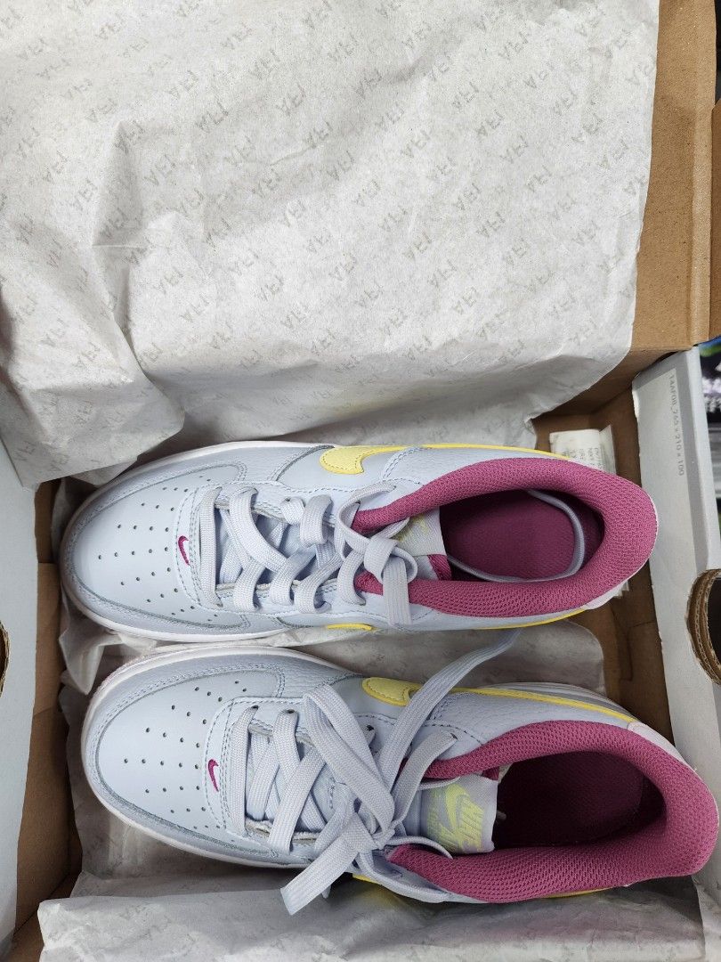 Nike air force 1 online womens pink and white