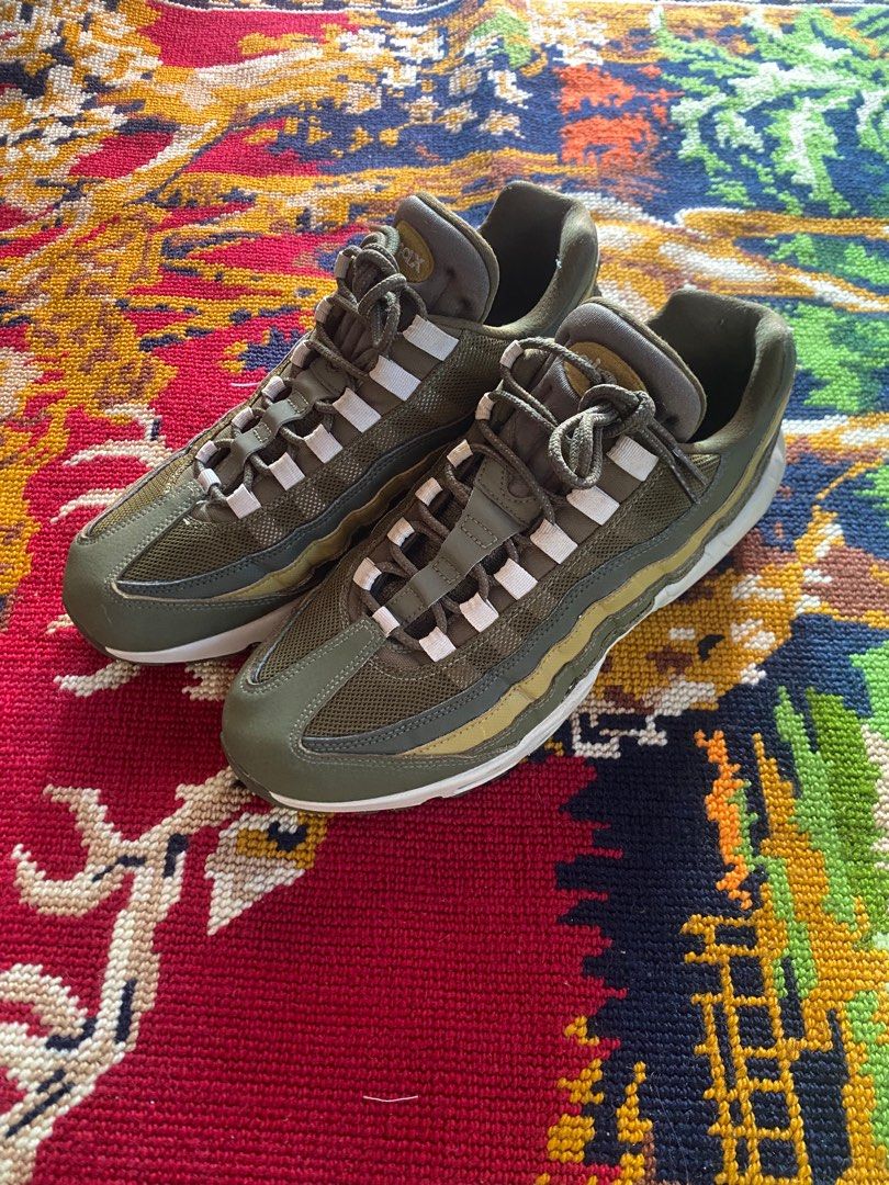 Olive canvas sales air max 95