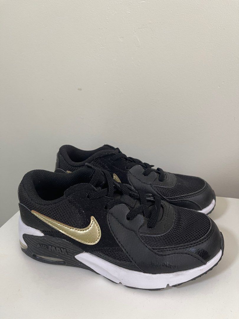 Nike Kids Shoes - White, Black, and Red Size 13C