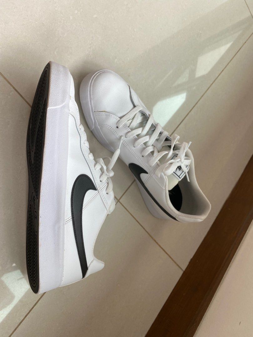 Nike Court Royale AC White Black Men Casual Lifestyle Shoes Sneakers BQ4222 103