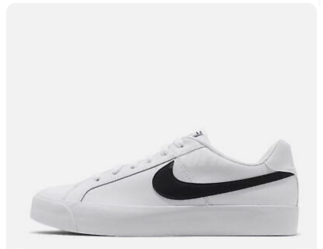 Nike Court Royale AC White Black Men Casual Lifestyle Shoes Sneakers BQ4222 103