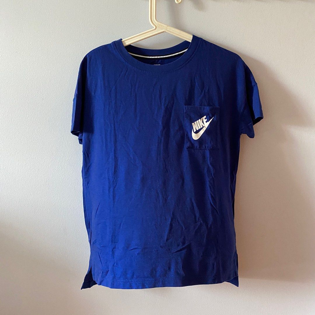 blue nike shirts