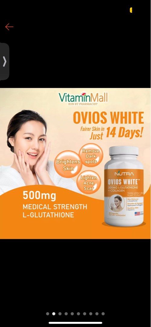 Nutra Botanics Ovios White, Health & Nutrition, Health Supplements