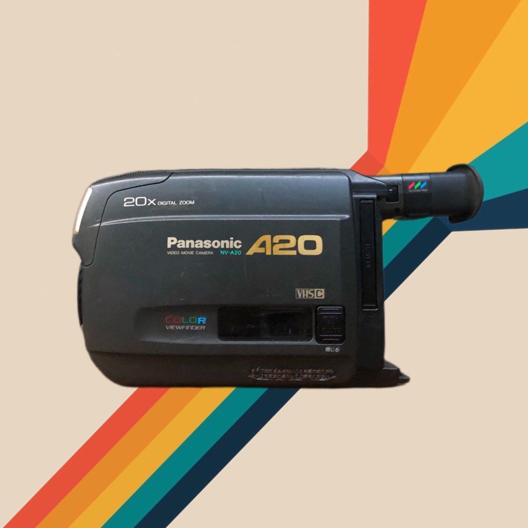 Panasonic NV-A20 VHS Camcorder (1993), Photography, Video Cameras