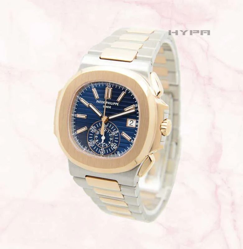 PATEK PHILIPPE NAUTILUS CHRONOGRAPH DATE TWO TONE 5980 1AR 001