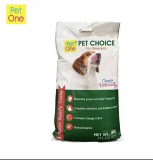 Pet one pet choice dog food 1kg