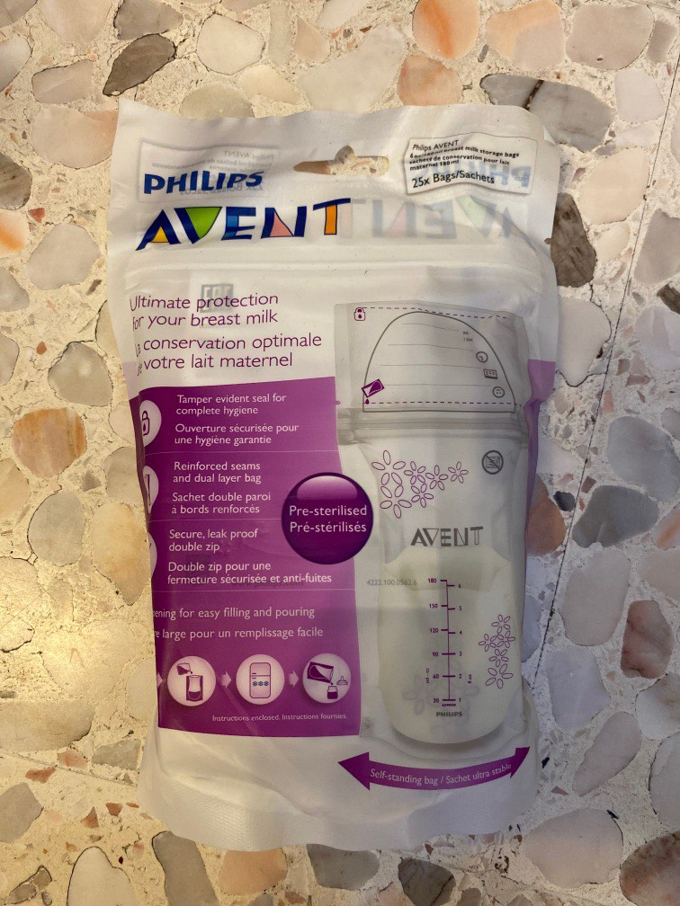 Philips Avent breast milk storage bags, Babies & Kids, Nursing