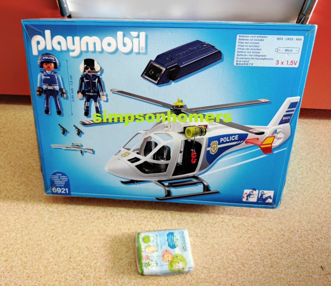 Playmobil Helikopter Playmobil Police Helicopter 6921 全新