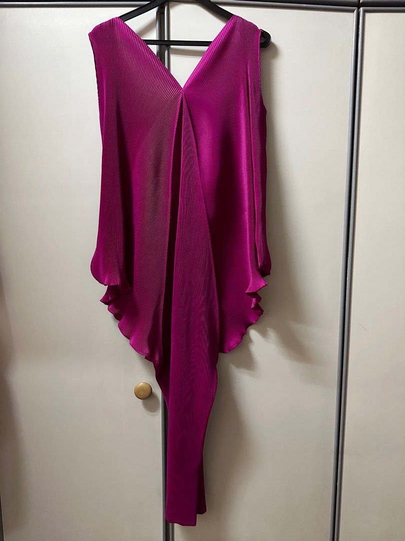 Purple batwing dress shop