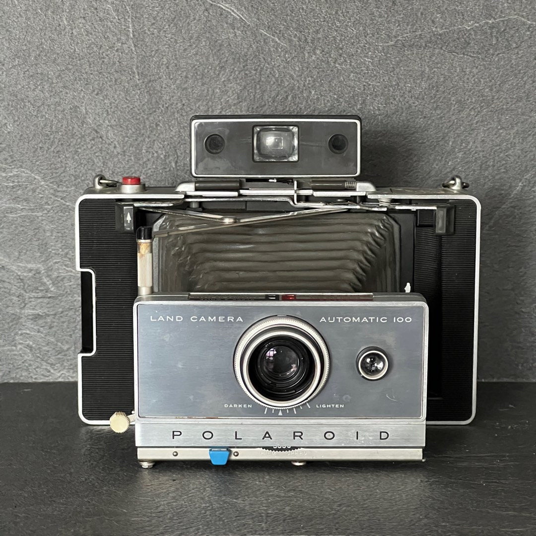 Polaroid automatic 100 land camera, Photography, Cameras on Carousell