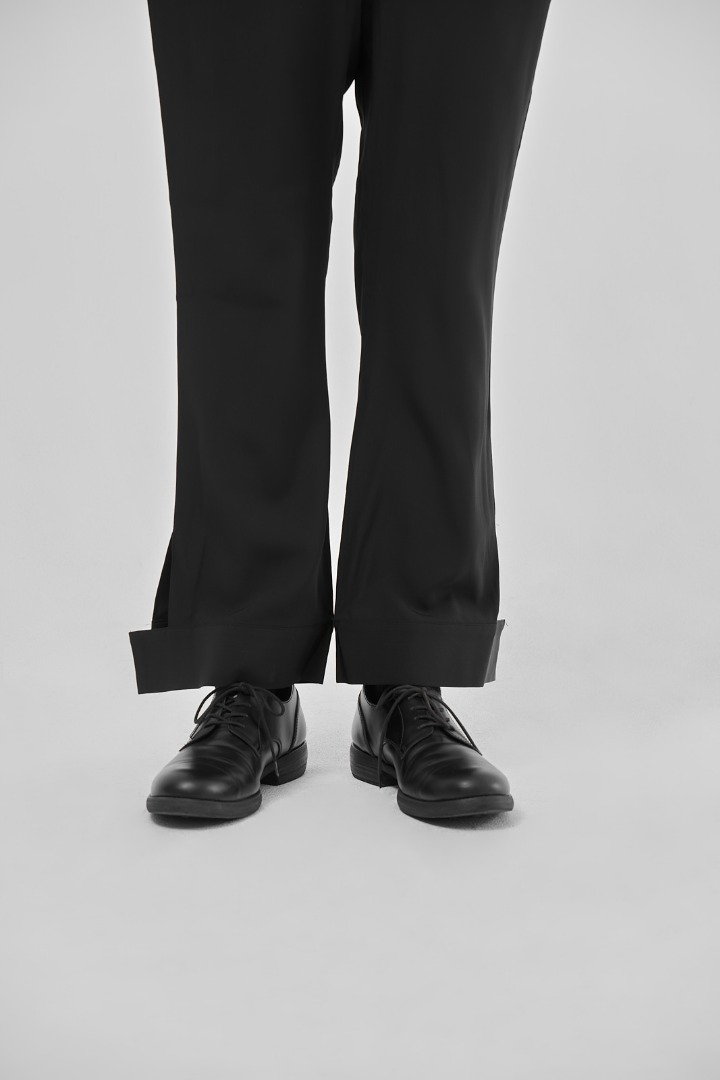 Powehi.1976) Yohji Yamamoto Femme - 絲綢長褲, 她的時尚, 褲＆裙