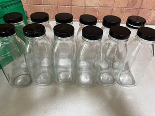 Preloved medical grade 500ml glass bottles - $1.50