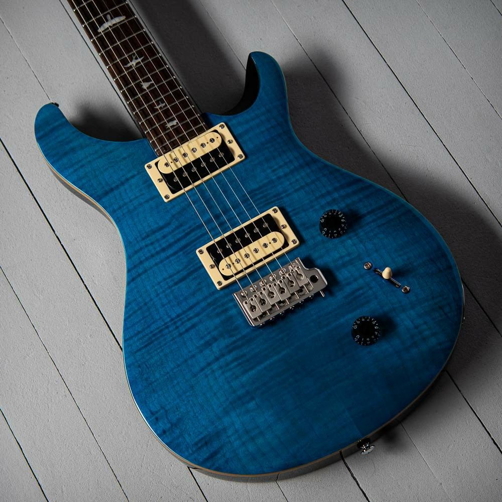 PRS SE Series Custom 22 Electric Guitar (Sapphire / Black back