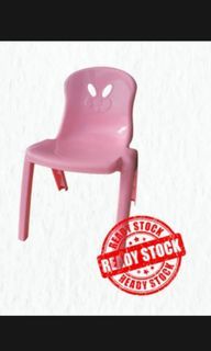 Rabbit Chair with Backrest in Powder Pink