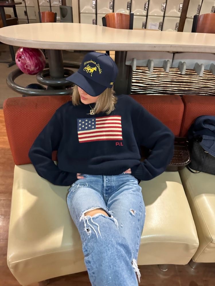 Ralph lauren store womens flag sweater