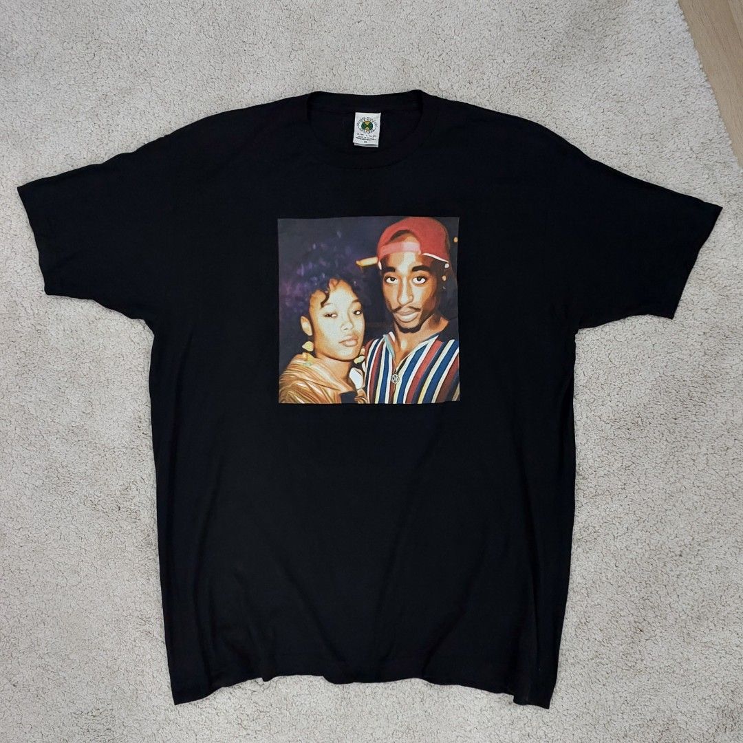 RARE CROSS COLOUR X TUPAC & DABRAT SHIRT, Men's Fashion, Tops & Sets ...