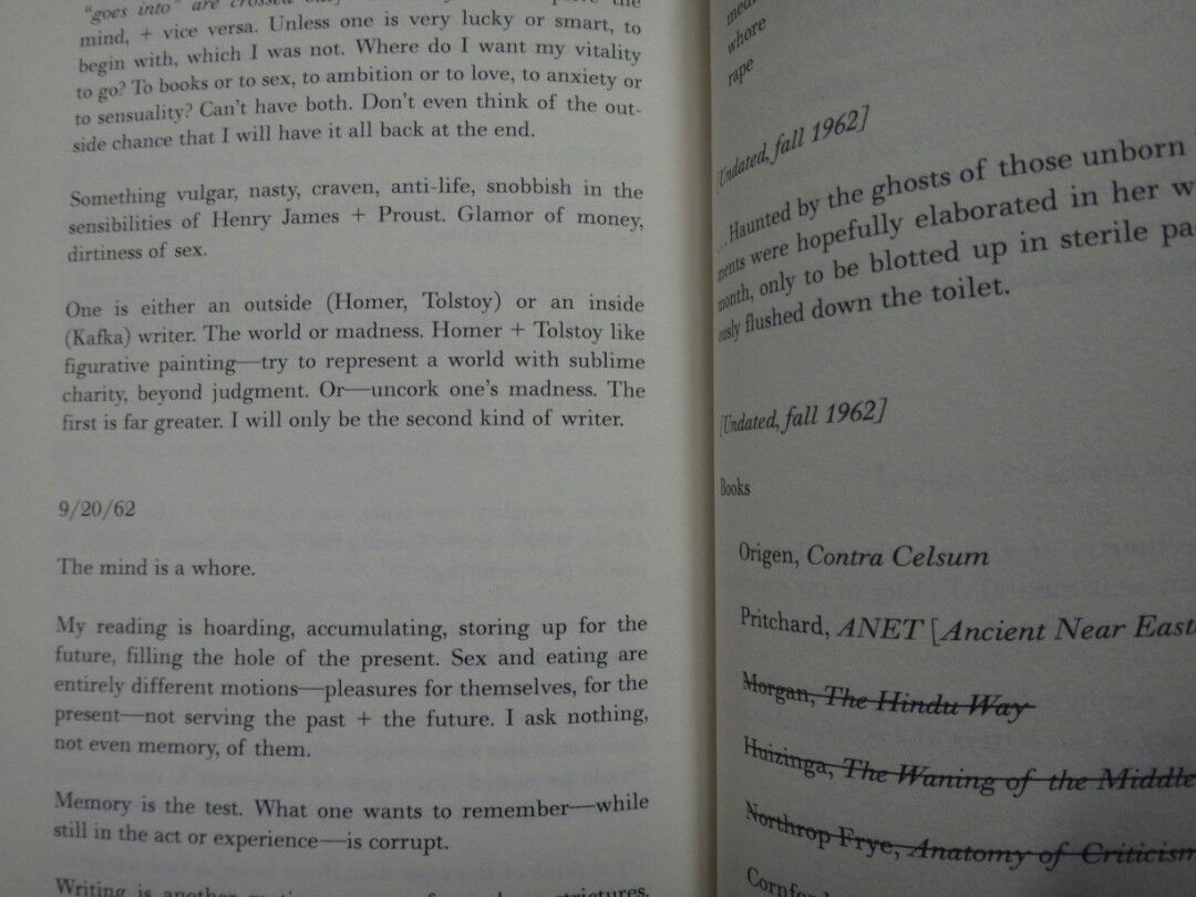 Reborn Journals and Notebooks, 19471963 by Susan Sontag, Hobbies