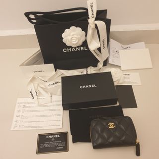 Receipt] #31 Chanel Zippy Coin Purse Caviar Black GHW, Luxury, Bags &  Wallets on Carousell