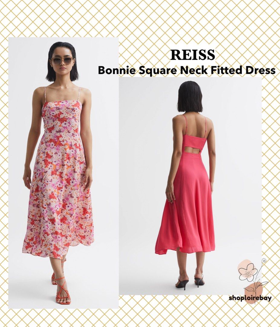 Reiss coral new arrivals dress