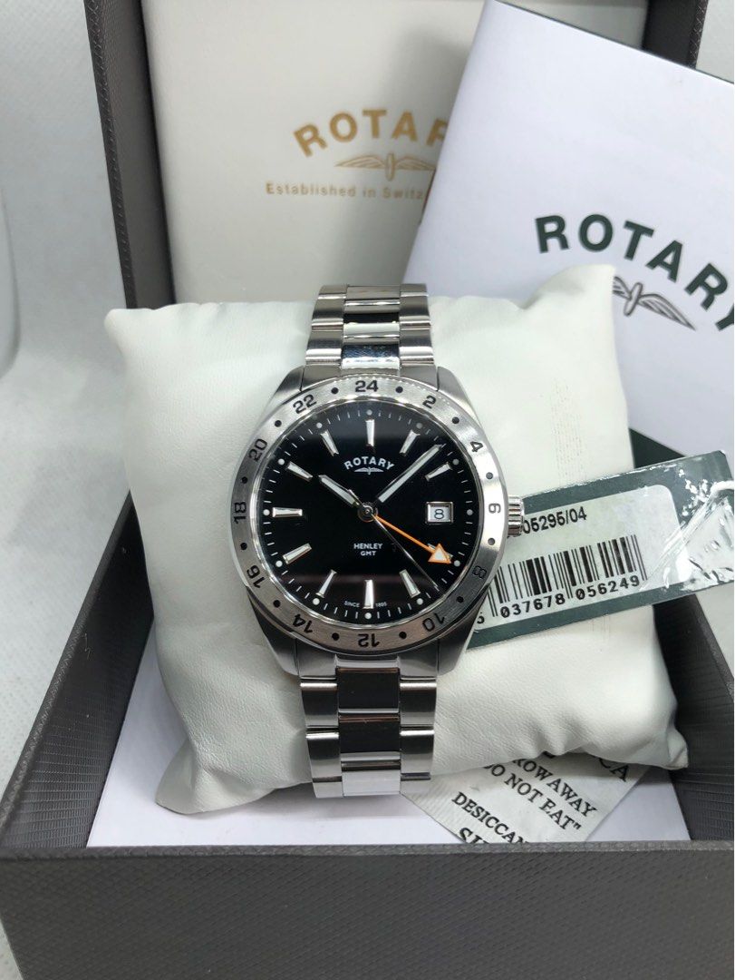 Rotary henley best sale gmt black