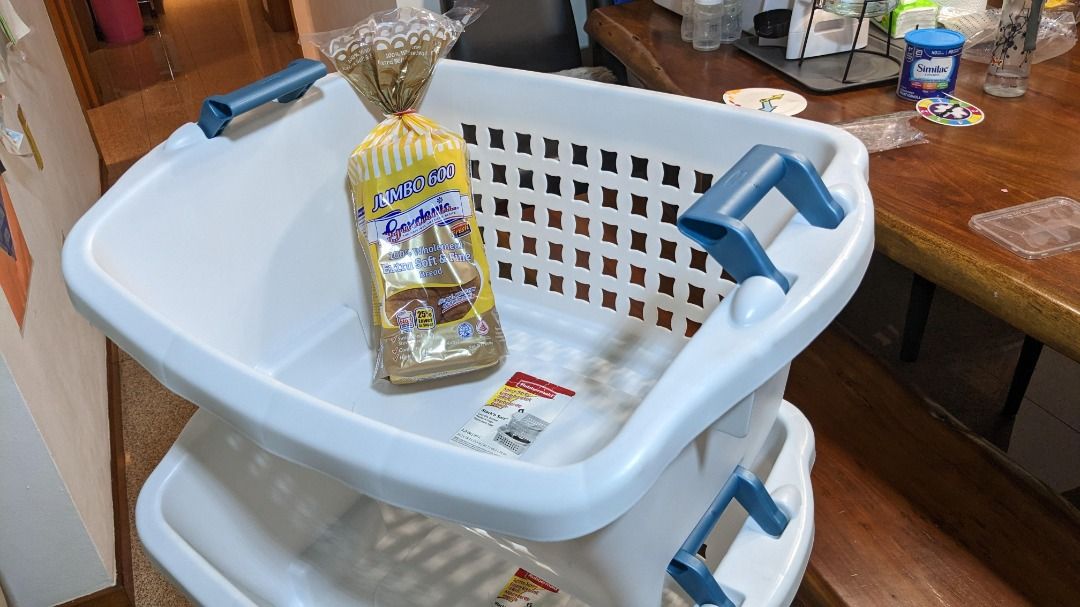 Rubbermaid Stack'n Sort Laundry Basket, Furniture & Home Living, Home