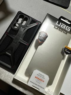 S22 ultra case ( UAG Kevlar & S22 ultra clear case)