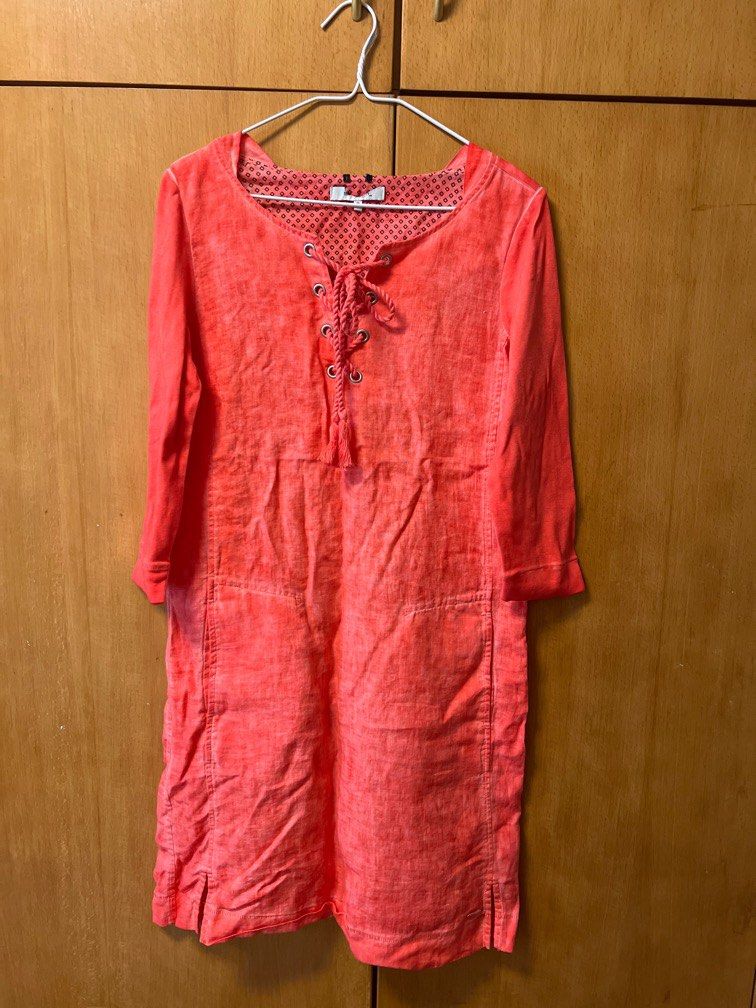 Sandwich linen blend dress, , & , - Carousell