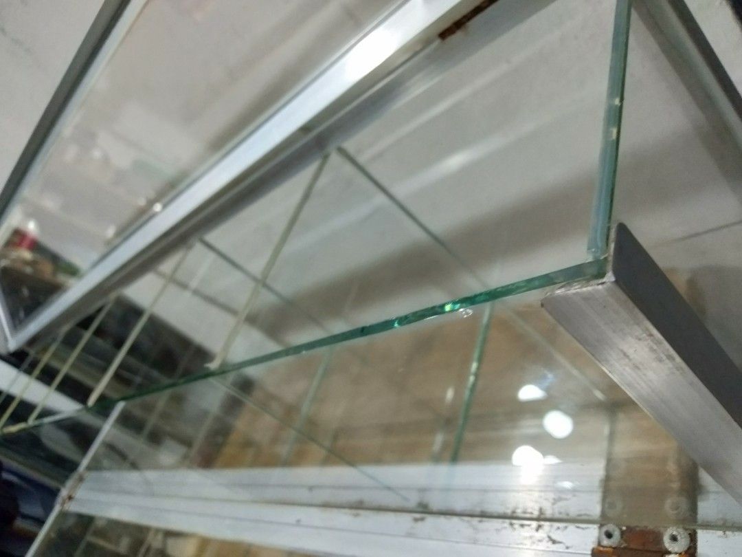 Sarisari Store Glass Display Case, Furniture & Home Living, Furniture, Shelves,