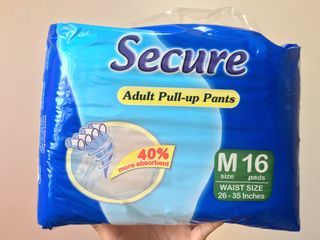 Secure Adult Pull-Up Diapers/Pants (Medium)