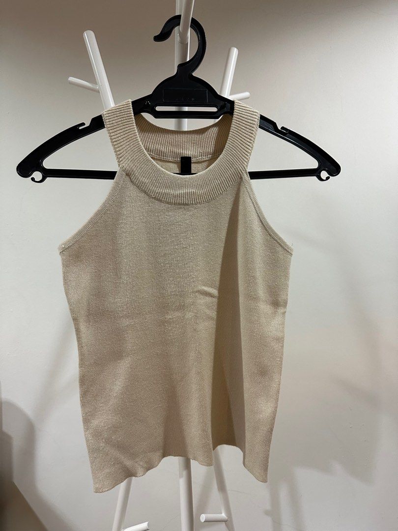 Sleeveless cotton top - Women's fashion