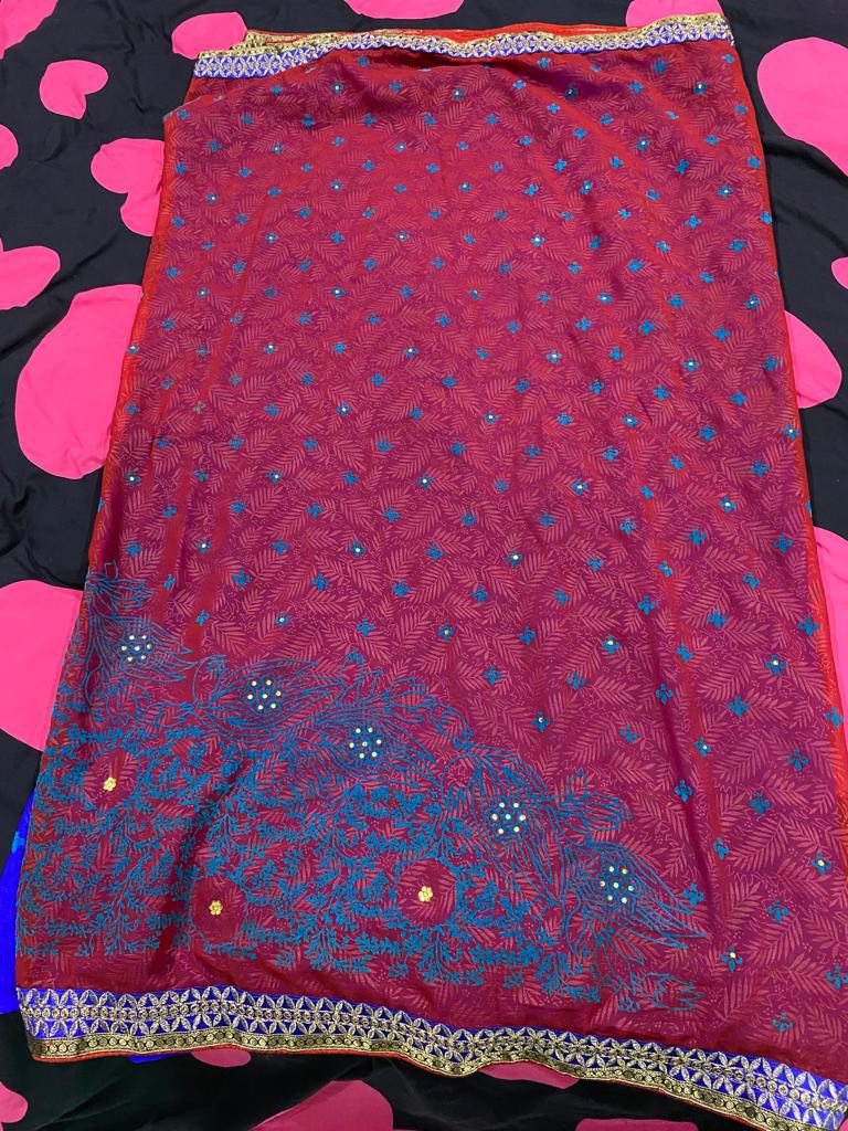 Soft modern saree with blouse Women s Fashion Dresses Sets